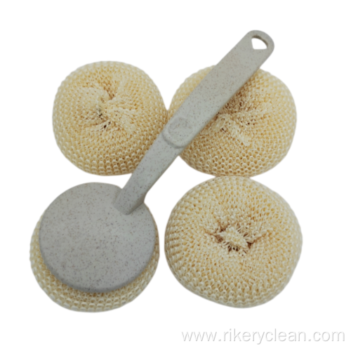 Plastic Scourer with Long Handle